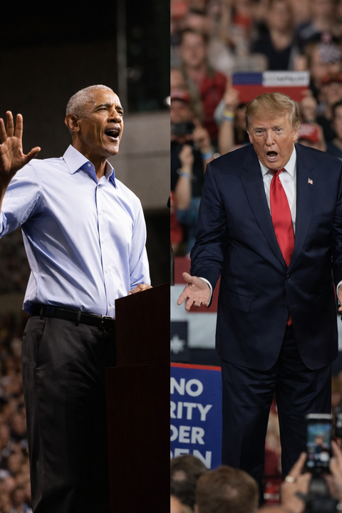 Obama targets Trump over Iran war and White house renovations ahead of midterms