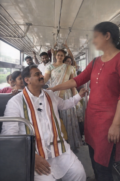 Telangana MLA Malreddy Ranga Reddy faces backlash for inappropriate touching on TSRTC bus