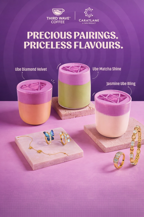 Third Wave Coffee and CaratLane launch limited-edition Ube beverages inspired by diamonds