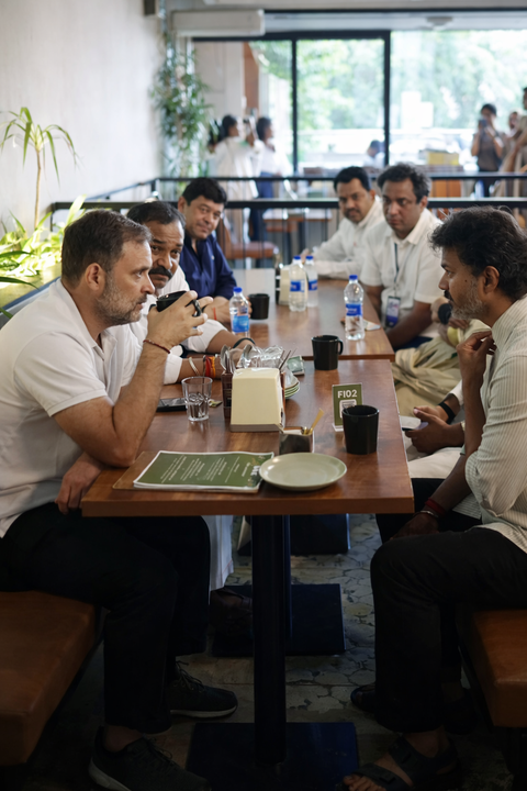Rahul Gandhi meets Tamil Nadu CM Vijay in Chennai, discusses political ties