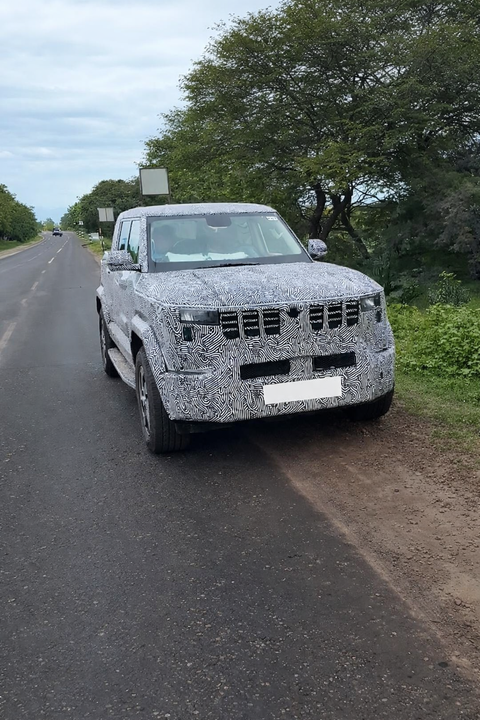 Highly anticipated Mahindra Vision S SUV spied on road ahead of its launch in 2027