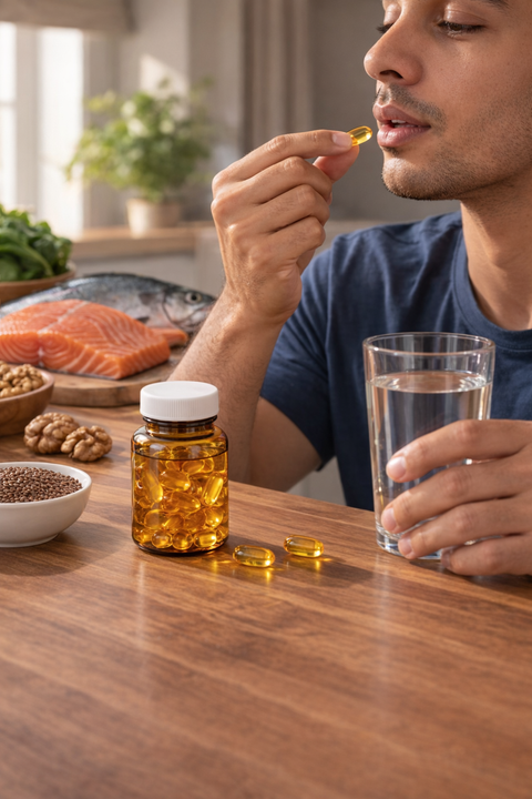 Dr Sanjay Raina advises on the best way to take omega-3 supplements for optimal absorption