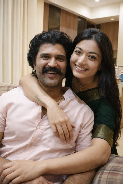 Rashmika reveals how supportive Vijay is during her periods, says he does his best