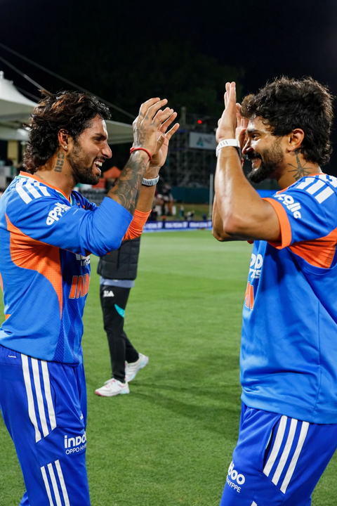 India create T20I record during four-wicket win over New Zealand