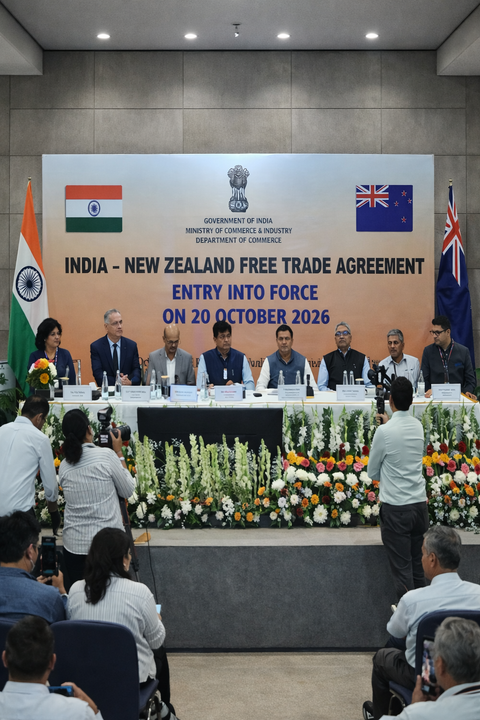 India-New Zealand trade pact takes effect, targets ₹35,000 crore trade by 2030