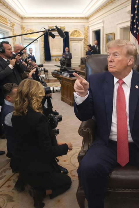 ‘Are you a sick person?’ Trump’s heated exchange with reporter