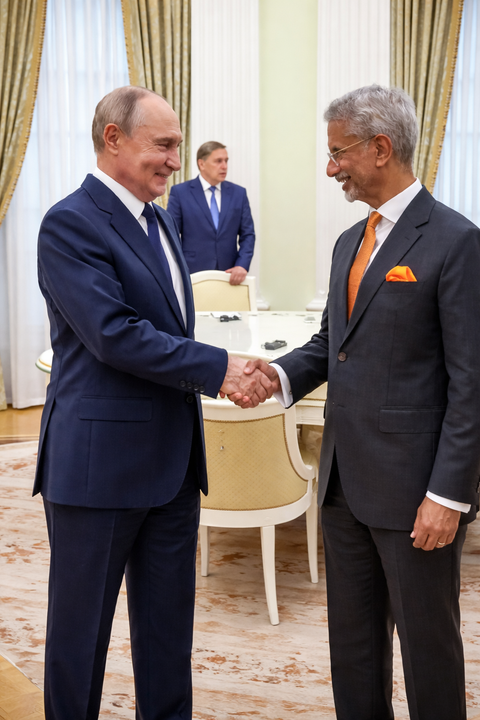 Putin and Jaishankar discuss expanding India-Russia ties at Kremlin meeting