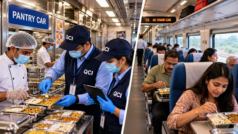 Indian Railways partners with QCI for surprise audits to enhance food quality on trains