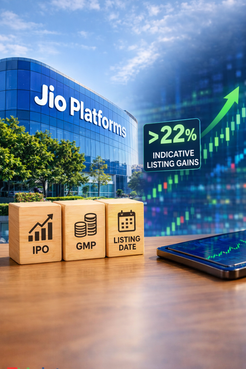 Jio IPO grey market GMP says the stock could see over 22% listing gains on debut day
