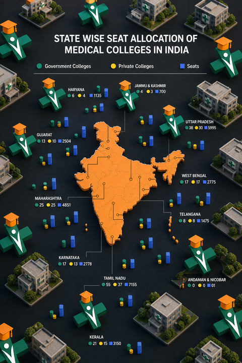 Nearly 2,000 MBBS seats remain vacant across India despite high demand