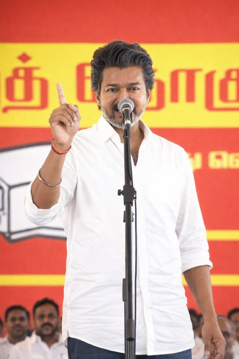 Vijay breaks silence over Stalin’s remarks targeting TVK woman candidate