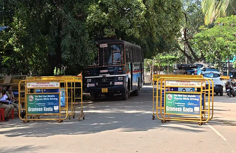 Security tightened outside Union Minister Pralhad Joshi's residence amid farmers' protest