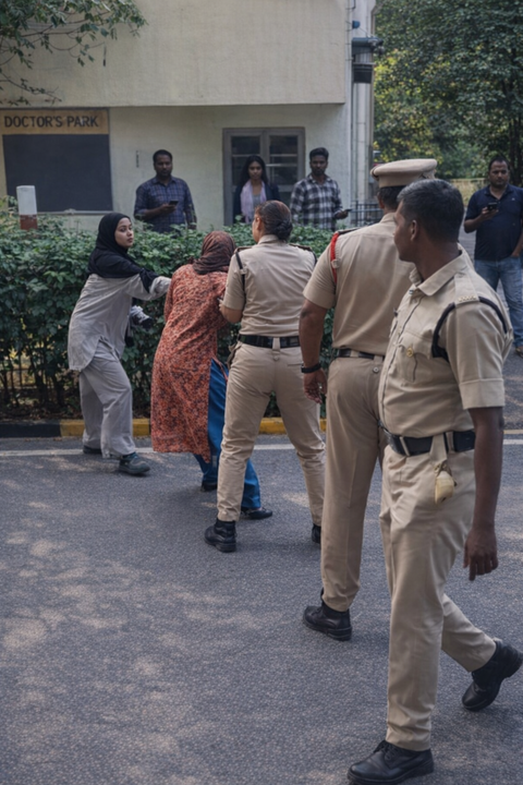 12 EFLU students detained during protest against RSS leader’s talk in Hyderabad