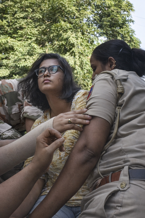 Where is Neha Bora? AISA says Delhi Police took its president away in an unmarked car