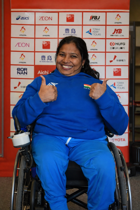 Suvarna Raj wins discus gold in Nagoya, nine years after starting out