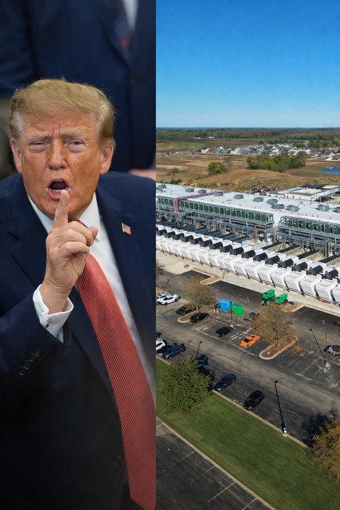Trump urges data centre companies to share profits with local communities