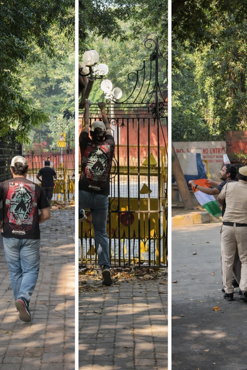 Saurav Das and Ashutosh Ranka face police case after Jantar Mantar breach