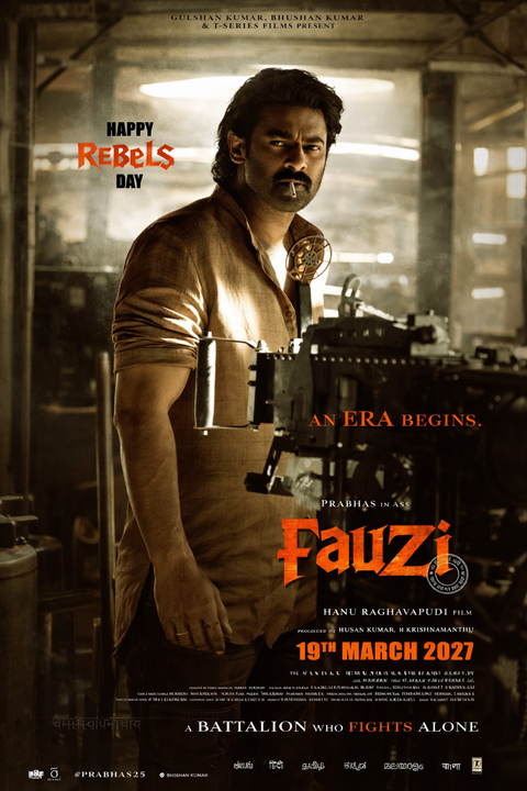 Prabhas’ Fauzi to hit theatres on March 19, 2027, makers tease new glimpse