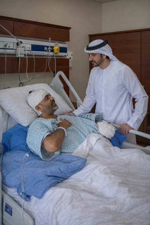 UAE Deputy PM visits Captain Smit Machchhar in hospital, praises his courage