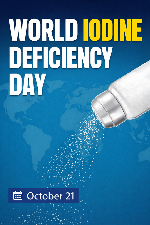 World Iodine Deficiency Day 2026 Highlights the importance of iodine for good health