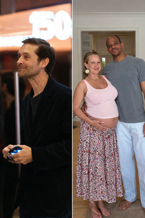 Tobey Maguire officiates ex-wife Jennifer Meyer's wedding to Geoff Ogunlesi in Hawaii