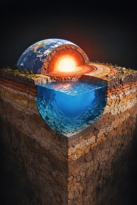 Scientists find evidence of a massive hidden water reservoir deep inside Earth