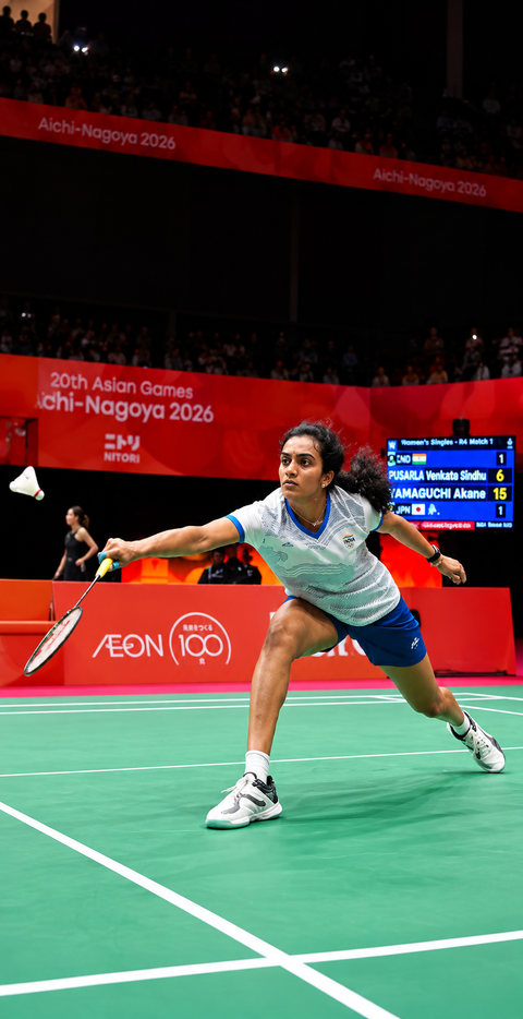 PV Sindhu storms into Asian Games quarterfinals with straight-game win