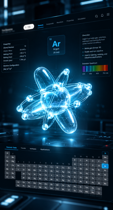 Google DeepMind's Gemini 4 Argon creates a musical 3D periodic table