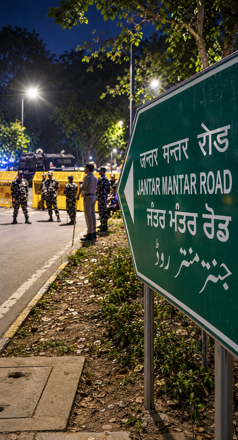Supreme Court seeks Centre's response over removal of Jantar Mantar protest site