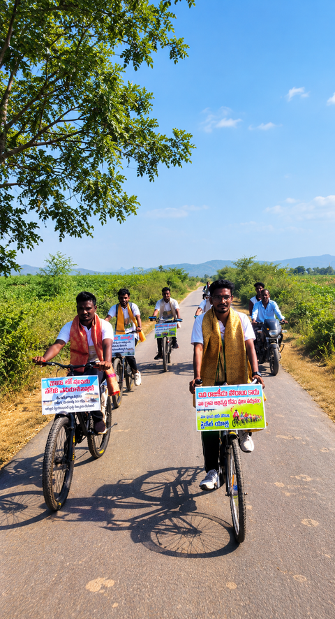 No bridge since 2007: Gundi villagers pedal 300 km to Hyderabad