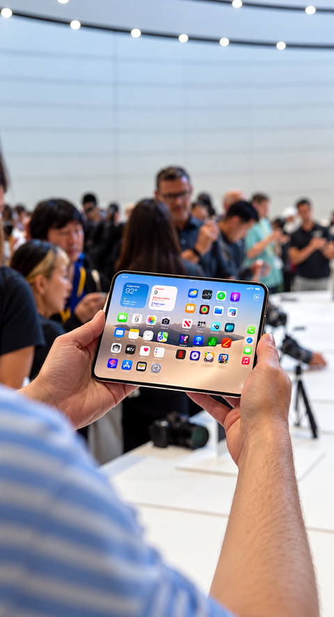Apple's iPhone Duo features a replaceable folding display to combat creases