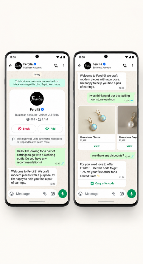 WhatsApp changes business messaging fees in India, order updates to cost ₹0.115 each