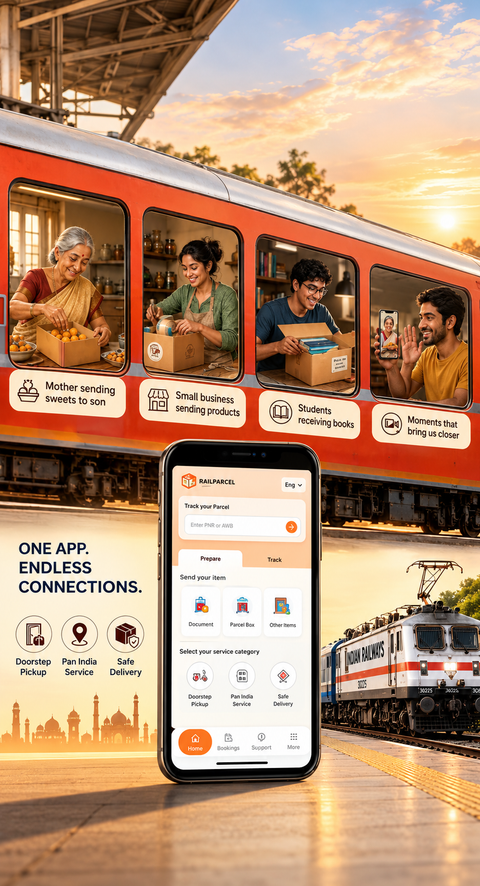 Indian Railways brings parcel delivery straight to your doorstep in 8 cities