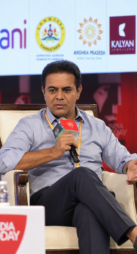 KTR backs KCR for Telangana CM again, says BRS and BJP are ‘ideologically poles apart’