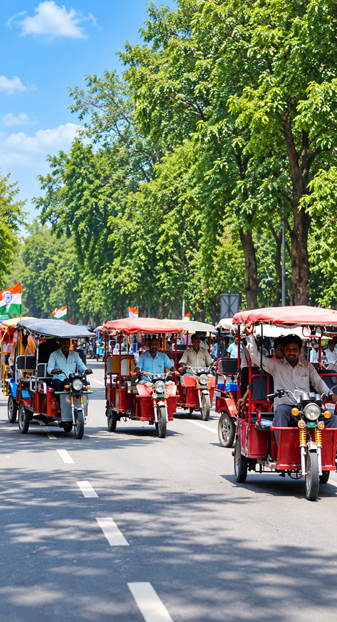 Delhi proposes e-rickshaw rules: Max 4 passengers and speed limit of 25 kmph