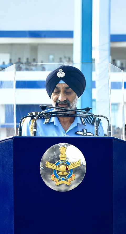 IAF Chief AP Singh highlights force’s global humanitarian missions on Air Force Day