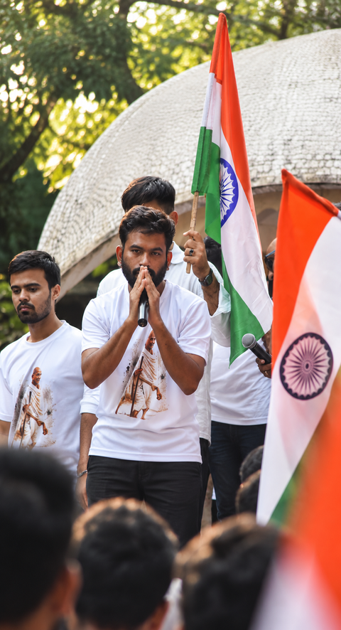 Delhi Police warn Abhijeet Dipke against planned Tricolour march in Connaught Place