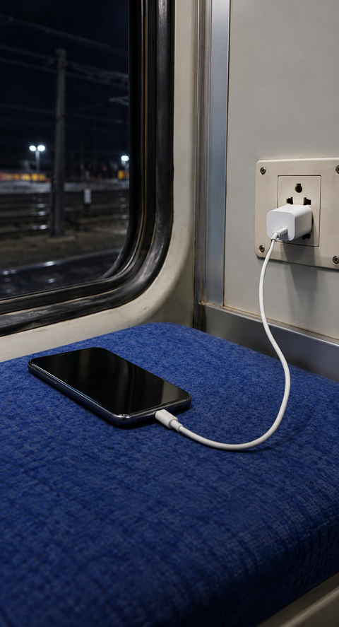 Indian Railways to switch off train charging points from 11 pm to 5 am