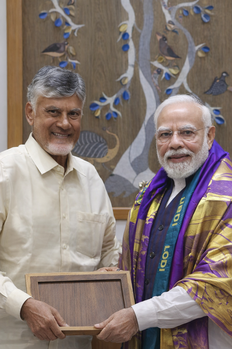 Chandrababu Naidu meets PM Modi over Andhra Pradesh's drought crisis