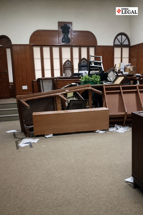 Lawyers protest turns violent at Allahabad High Court over judge's conduct