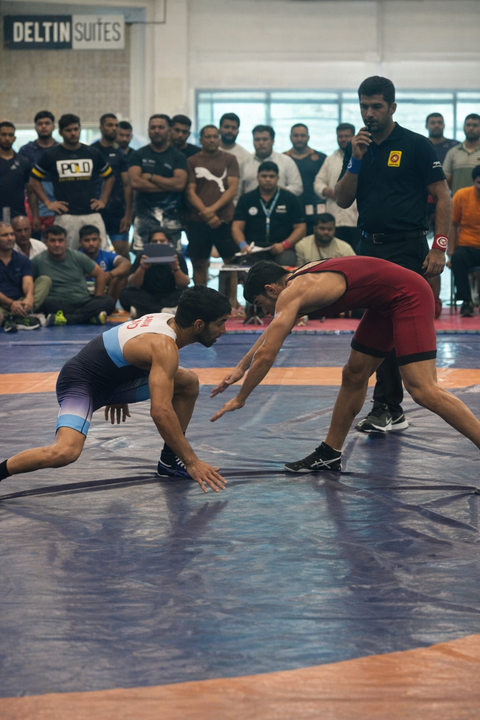 Aman Sehrawat wins gold, defeating North Korea's Han at Asian Games 2026