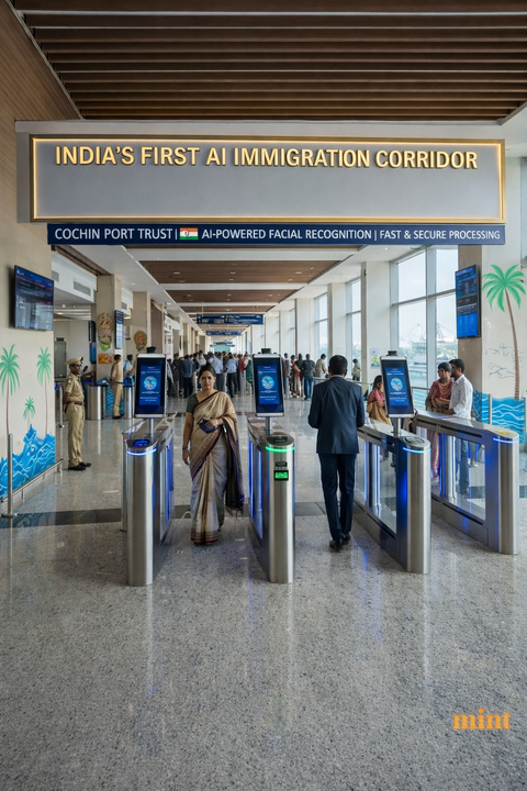 Cochin port plans AI immigration corridor to clear cruise passengers faster