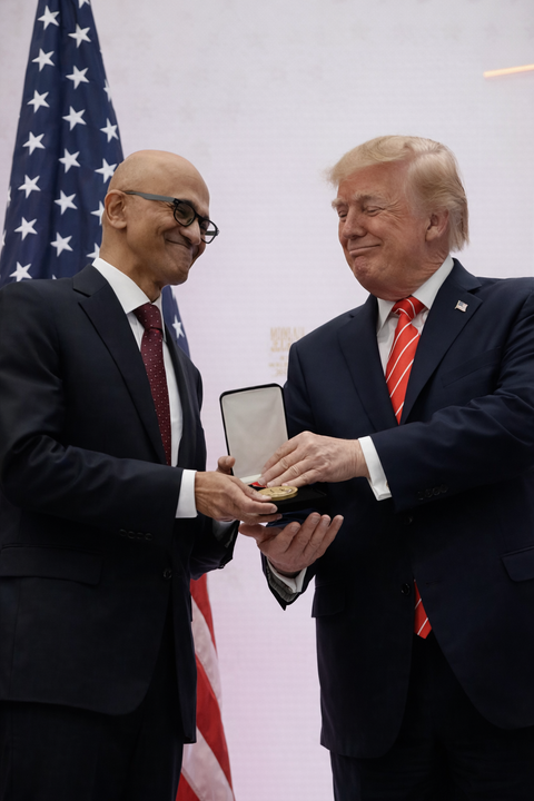 Trump awards Microsoft's CEO National Medal of Technology amid visa crackdown