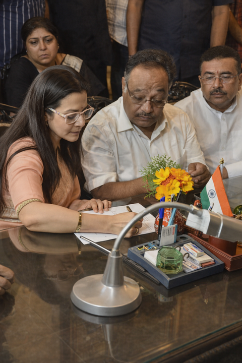 Koel Mallick files Rajya Sabha nomination hours after joining BJP