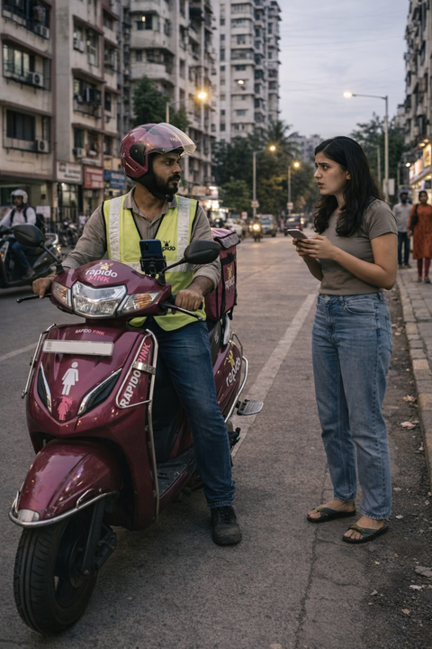 Woman books Rapido Pink ride but male driver’s unexpected arrival raises questions