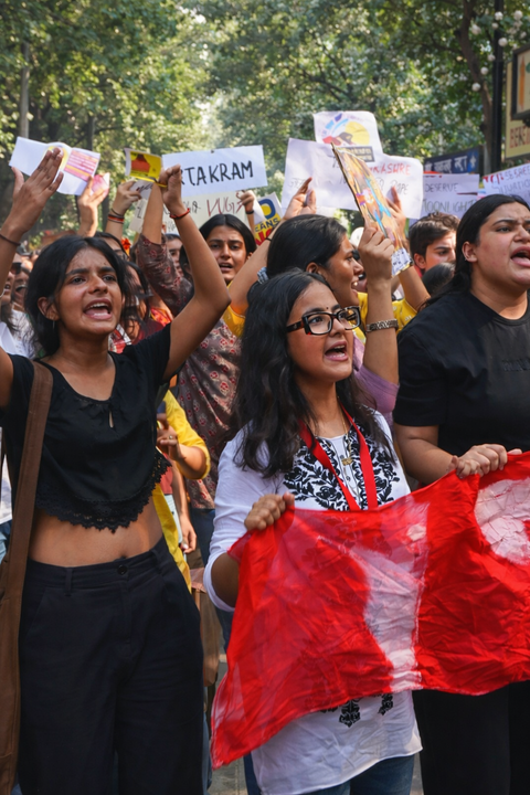 Protest intensifies: Why is DU's Hindu College staff seeking principal's removal?