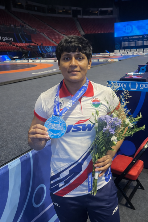 India’s Amruta Pujari wins silver at U23 world wrestling championships