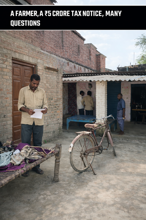 UP farmer hit with ₹5 crore tax notice alleges identity misuse