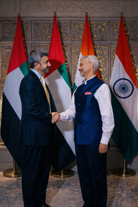 Jaishankar meets UAE foreign minister in Mumbai to strengthen bilateral ties