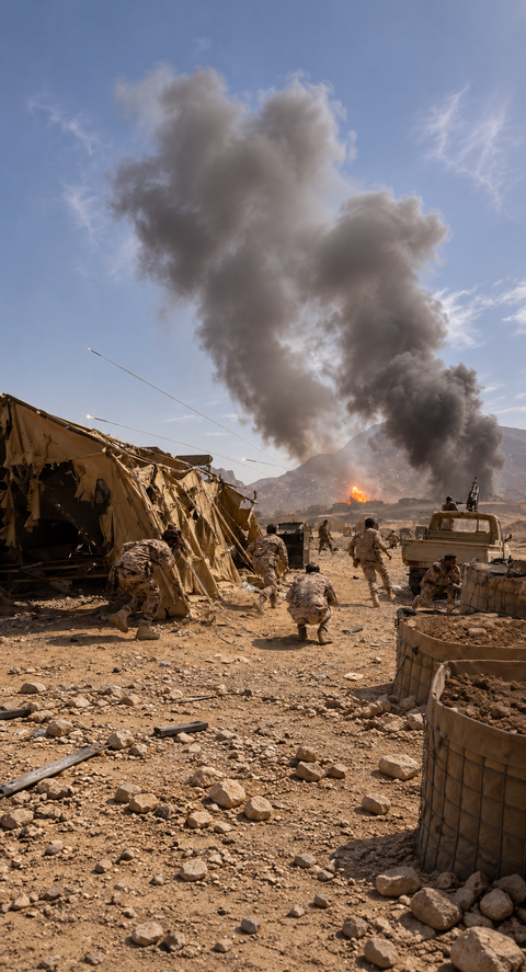 At least 25 soldiers killed in Yemen base strike, over 30 injured